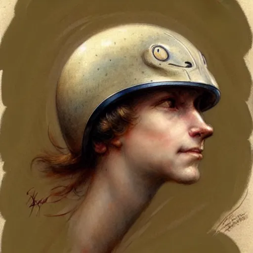 Image similar to ( ( ( ( ( snake helmet. muted colors. ) ) ) ) ) by jean - baptiste monge!!!!!!!!!!!!!!!!!!!!!!!!!!!
