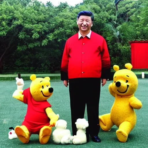 Image similar to xi jinping as winnie the pooh