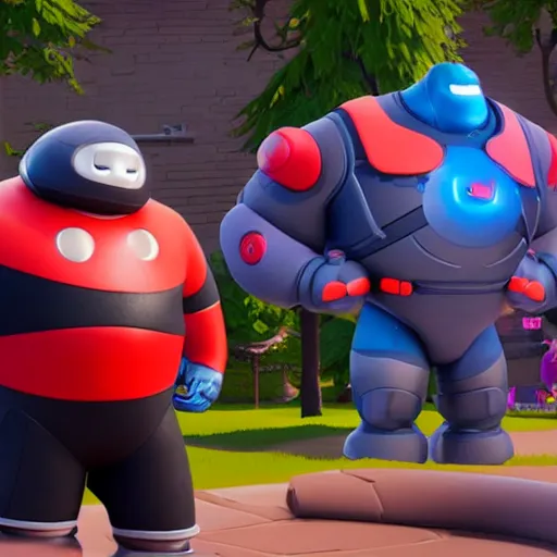 Image similar to big hero 6 in fortnite