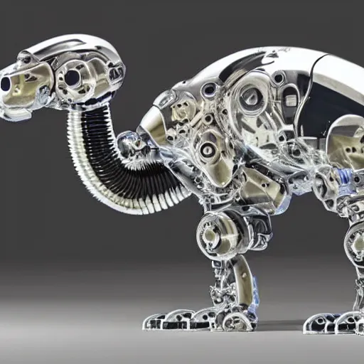 Image similar to photo of cybermorphic robotic animal