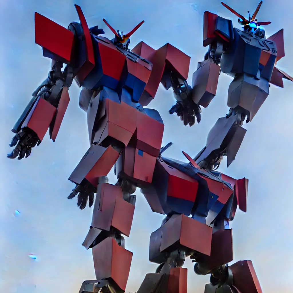 Image similar to 1 : 1 bill gates giant robot gundam, cinematic lighting, 4 k highly detailed render, cinema 4 d