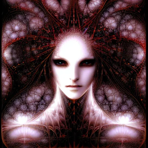 Image similar to fractal, mandelbrot set by luis royo