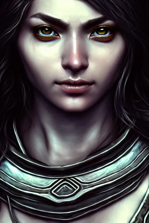 Image similar to woman, skyrim, highly detailed, 4 k, hdr, smooth, sharp focus, high resolution, award - winning photo, artgerm, photorealistic