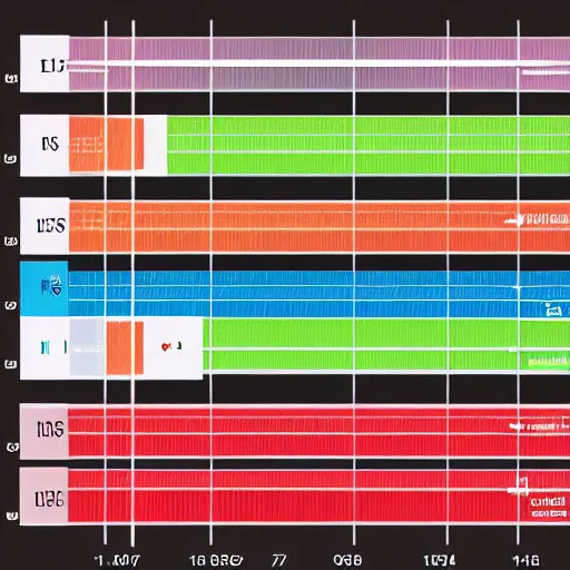 Image similar to a timeline graph of blood sugar values with random pictures of food on it