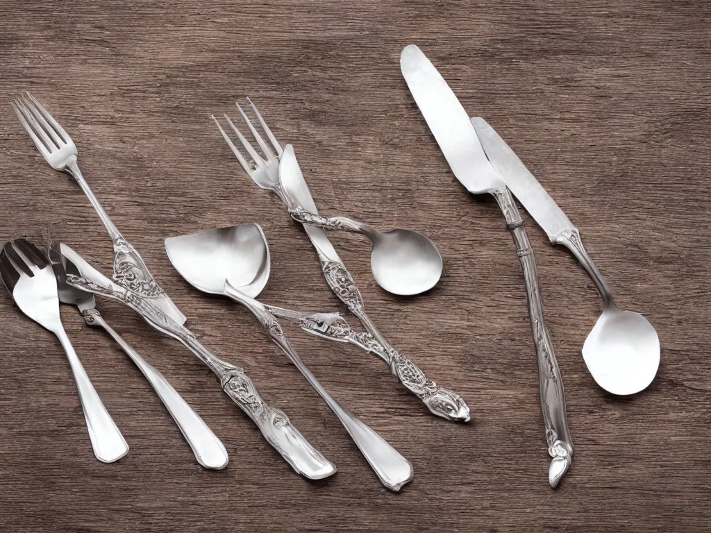 Image similar to impossible cutlery