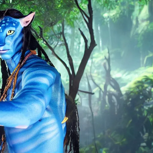 Image similar to still from avatar 2