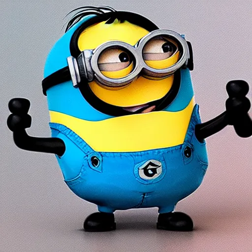Prompt: Very Muscular and handsome Minion