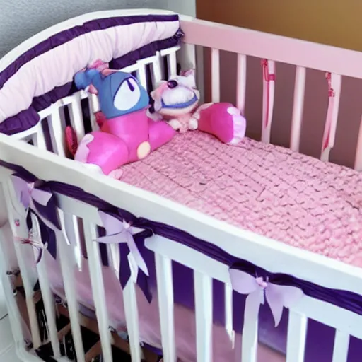 Image similar to kawaii baby crib