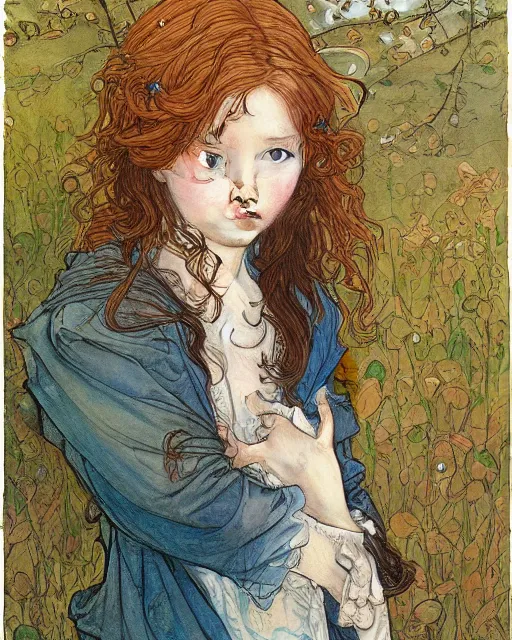 Image similar to http://www.rleveille.com/uploads/8/3/1/7/8317777/682548_orig.jpg girl painted by Rebecca guay