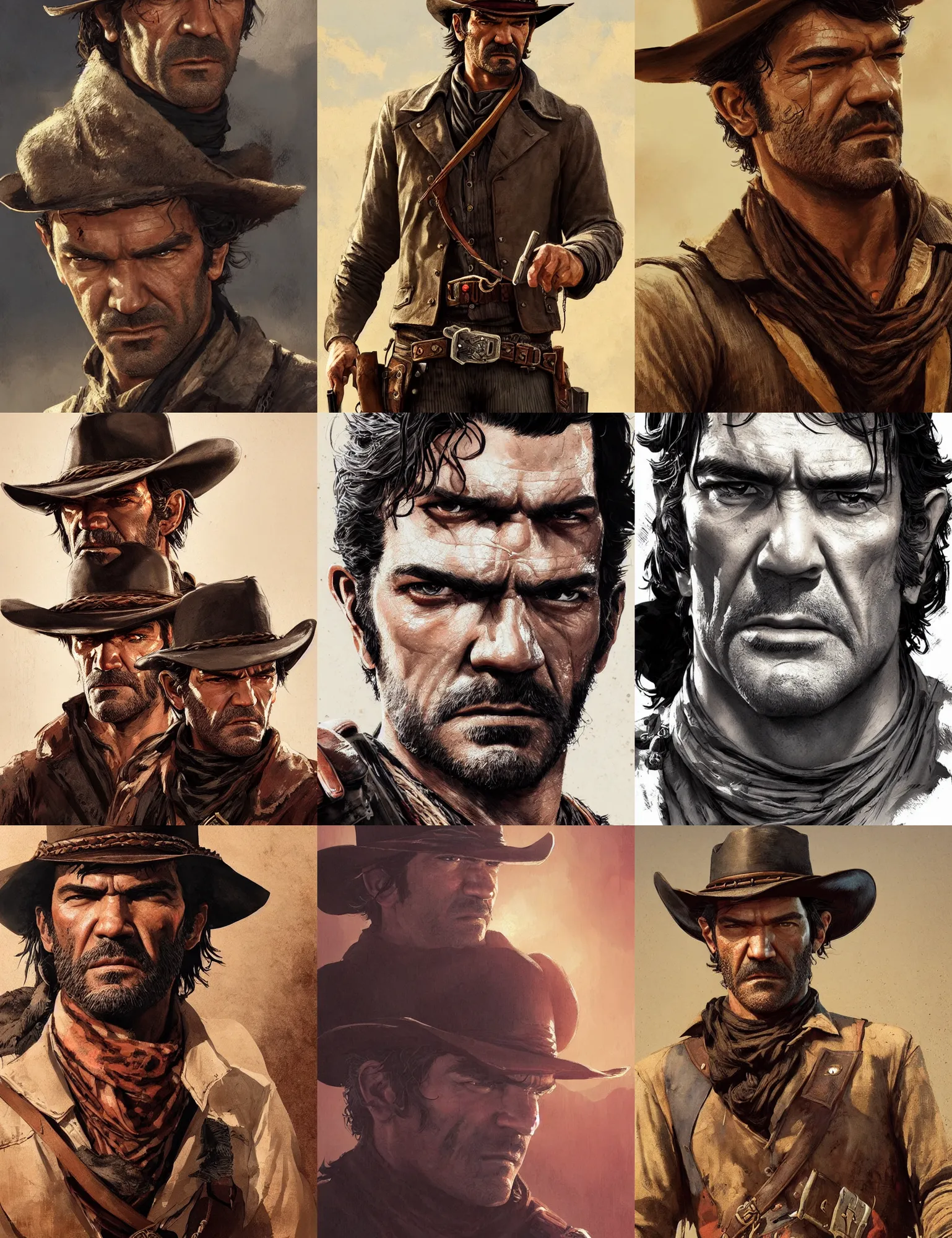 a wanted poster of arthur morgan from red dead, Stable Diffusion