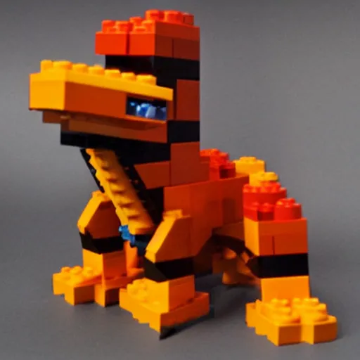 Prompt: charizard lego