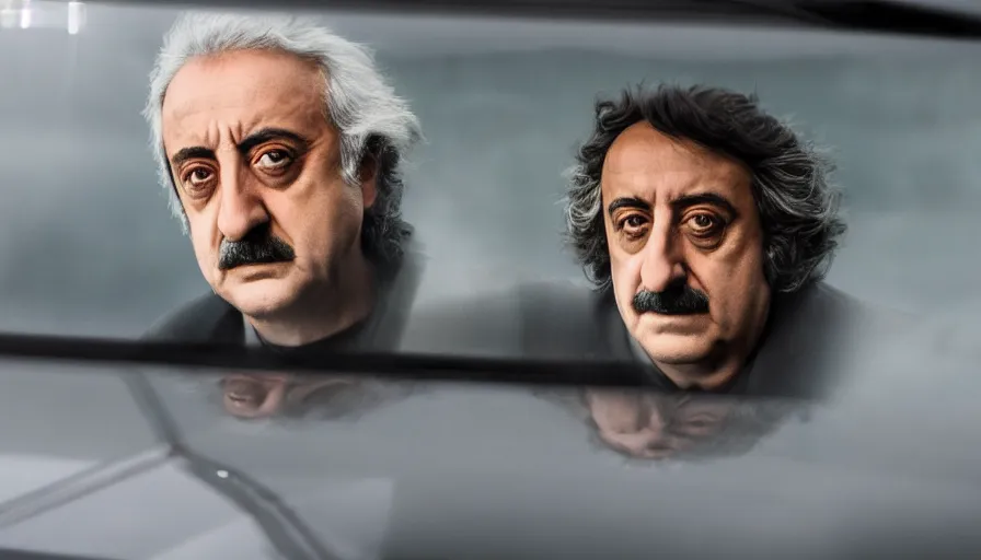 Image similar to hyper-realistic and anamorphic 2010s movie still of Giovanni Falcone, by Paolo Sorrentino, Leica SL2 30mm, beautiful color, high quality, high textured, eyes reflection, detailed eyes