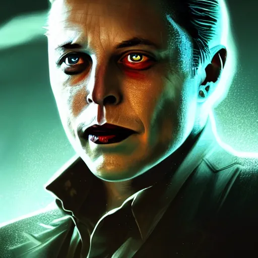 Image similar to portrait of elon musk as the joker as a spellcaster, league of legends amazing splashscreen artwork, splash art, natural light, elegant, photorealistic facial features, intricate, fantasy, detailed face, atmospheric lighting, anamorphic lens flare, cinematic lighting, league of legends splash art, hd wallpaper, ultra high details by greg rutkowski