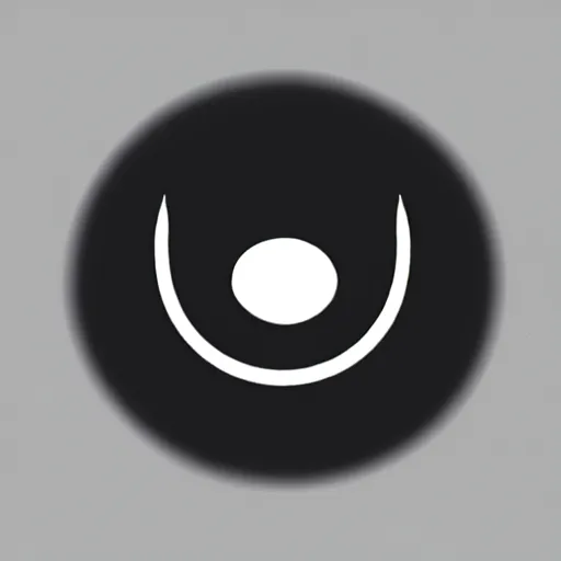 Image similar to eye logo, minimalistic