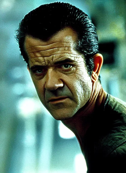 Image similar to Mel Gibson in the matrix