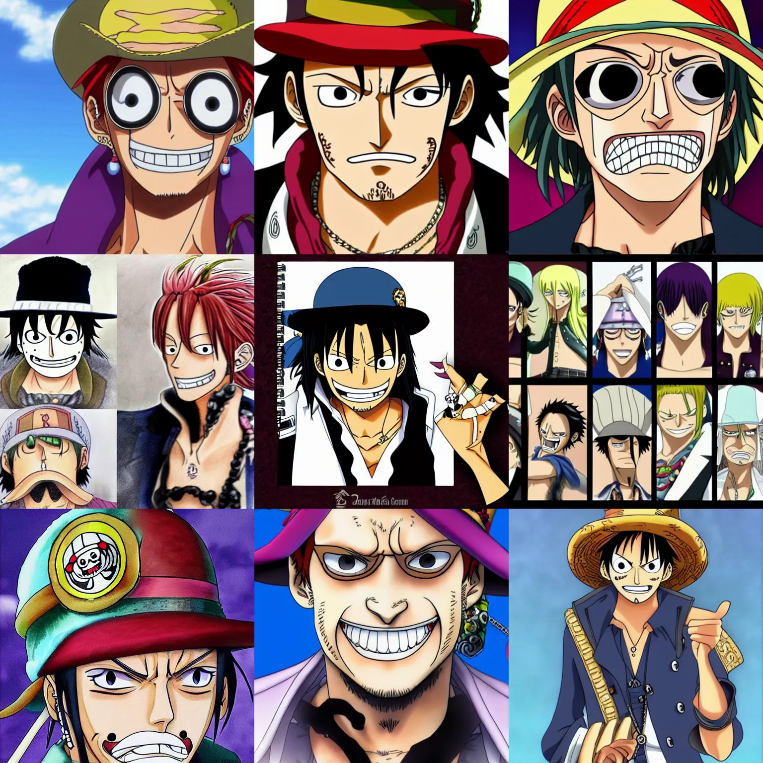 Johnny Depp as a character in one piece style, anime, | Stable ...