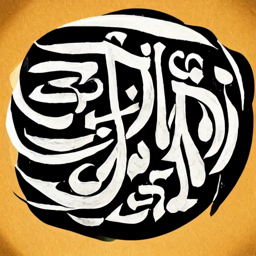 Image similar to caligraphy of the word 3NKI