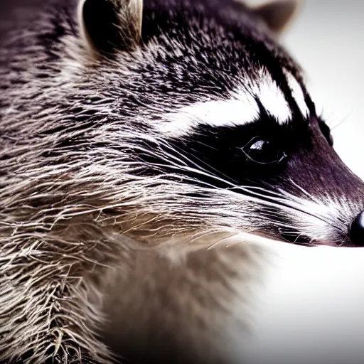 Image similar to sniper raccoon, photo, detailed, 4 k