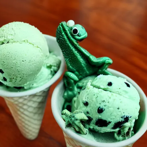 Image similar to alligator icecream