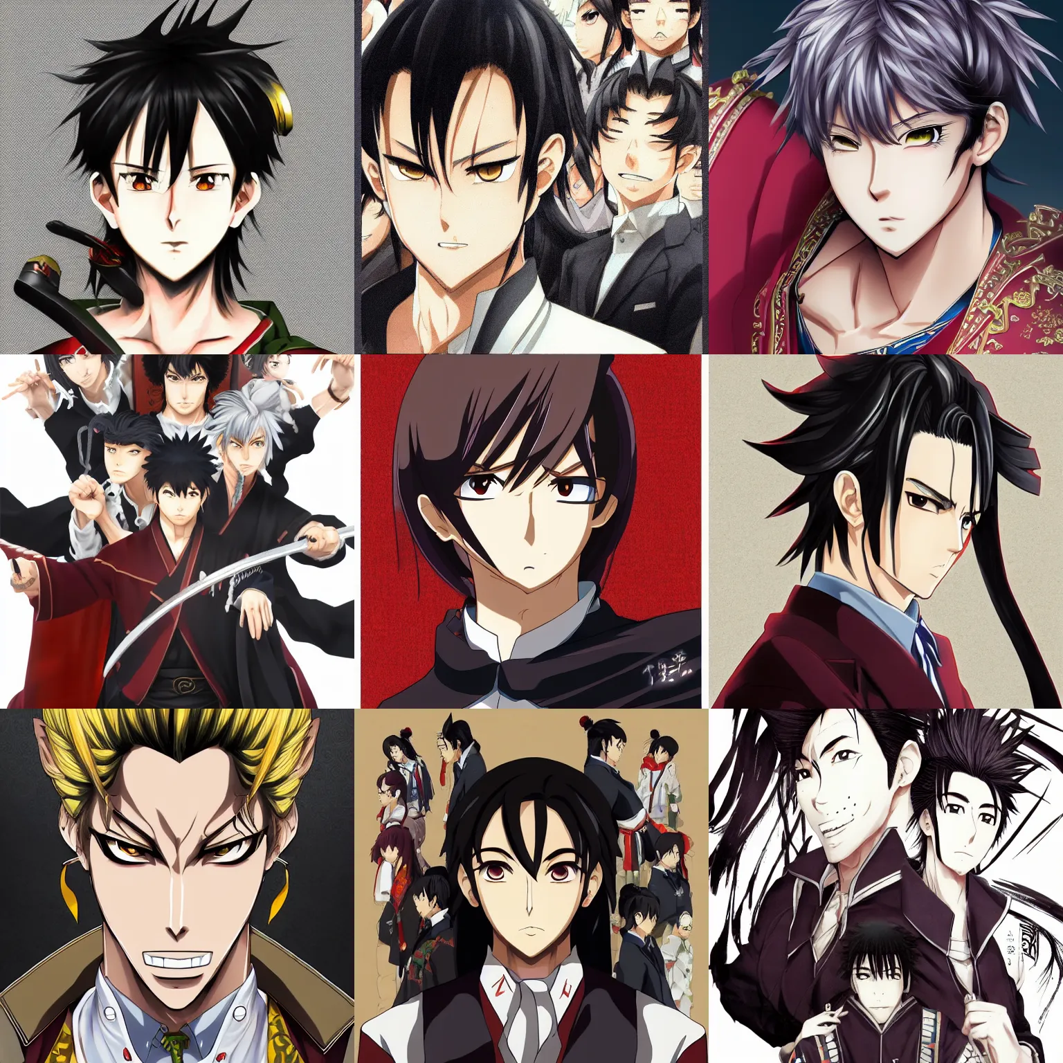 Portrait of the Kiryu Kazuma, Anime Fantasy, Stable Diffusion