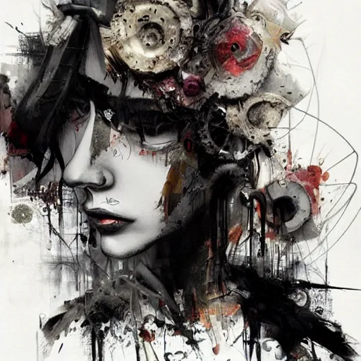 Image similar to is death another birthday, russ mills trending on art station