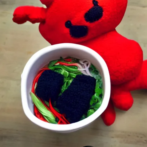 Prompt: pho of a beanie baby