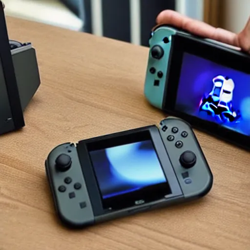 Image similar to a nintendo switch for blind goths