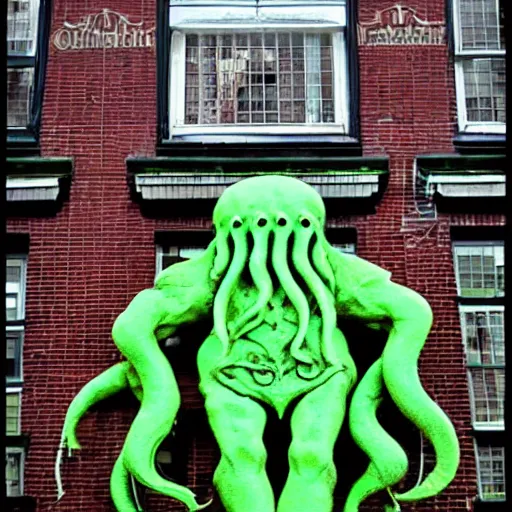 Image similar to Cthulhu in Amsterdam