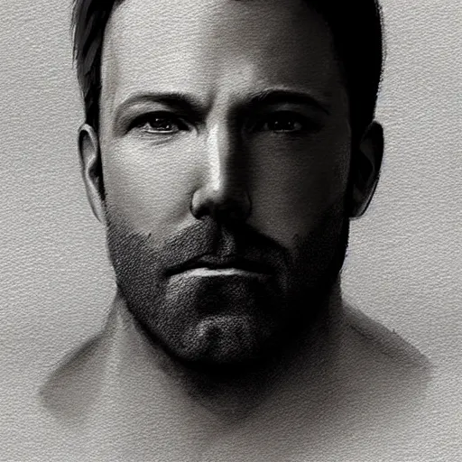 Image similar to “ portrait of ben affleck by greg rutkowski, young, attractive, highly detailed portrait, scifi, digital painting, artstation, concept art, smooth, sharp foccus ilustration, artstation hq ”