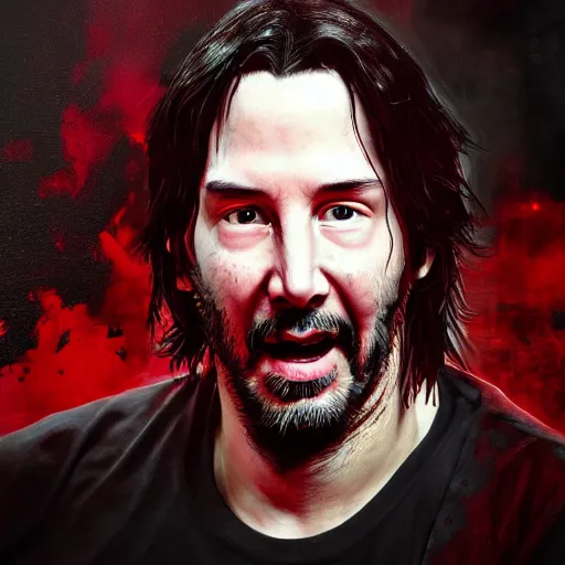 Image similar to hyperrealistic mixed media image of Morbidly Obese Keanu Reeves Chicago Bulls basketball, stunning 3d render inspired art by István Sándorfi and Greg Rutkowski, perfect facial symmetry, realistic, highly detailed attributes and atmosphere, dim volumetric cinematic lighting, 8k octane extremely hyper-detailed render, post-processing, masterpiece,