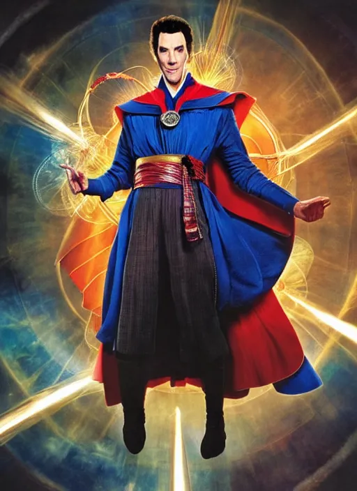 Image similar to Cosmo Kramer as Dr. Strange, HD face of Kramer