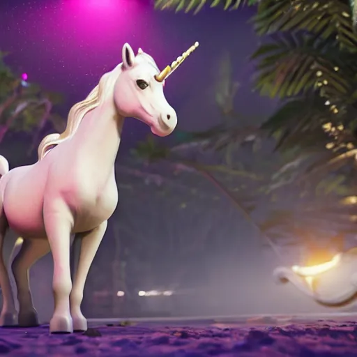 Image similar to a macroshot of a holographic unicorn cell, unreal engine 5, cinematic