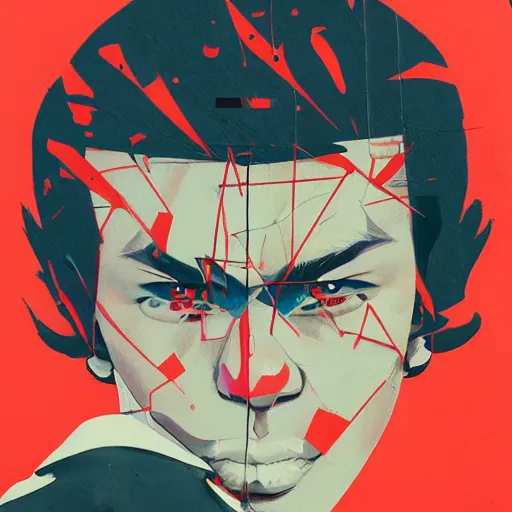 Image similar to YSL x Supreme x AKUMA Profile Picture by Sachin Teng, asymmetrical, Organic Painting , Matte Painting, geometric shapes, hard edges, graffiti, street art,:2 by Sachin Teng:4