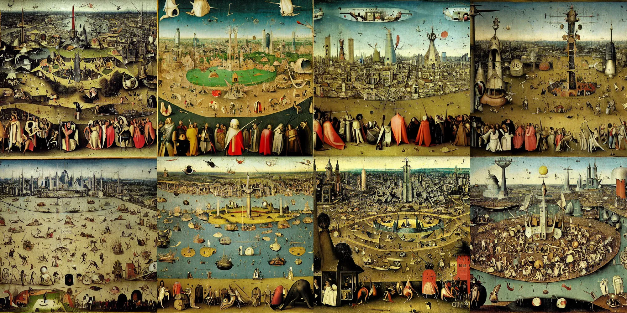 Prompt: sao paulo by hieronymus bosch