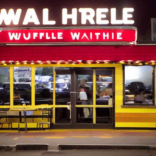 Prompt: waffle house