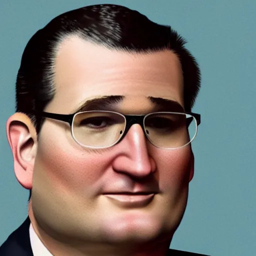 Image similar to Ted Cruz Zodiac Killer realistic fat hairy
