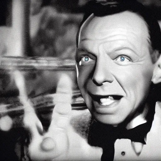 Image similar to Film still of Frank Sinatra, from The Legend of Zelda: Breath of the Wild (2017 video game)