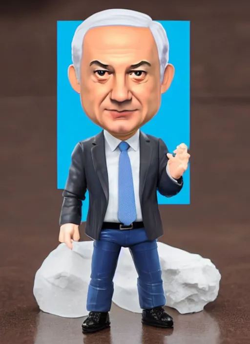 Image similar to benjamin netanyahu as a funko pop figure