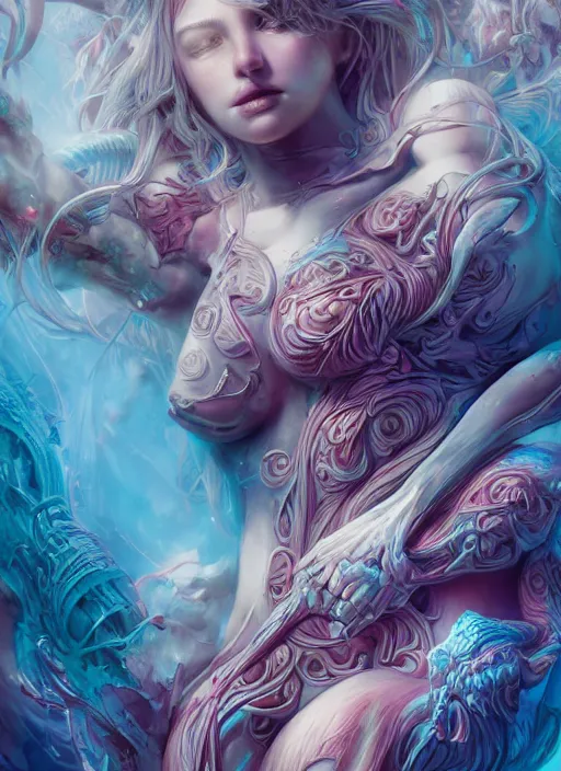 Image similar to dreamscape, ross tran, vivid colors, anatomical, highly detailed sculpture, intricate detailed, ommatidia, 8 k, cinematic atmosphere, post - processing