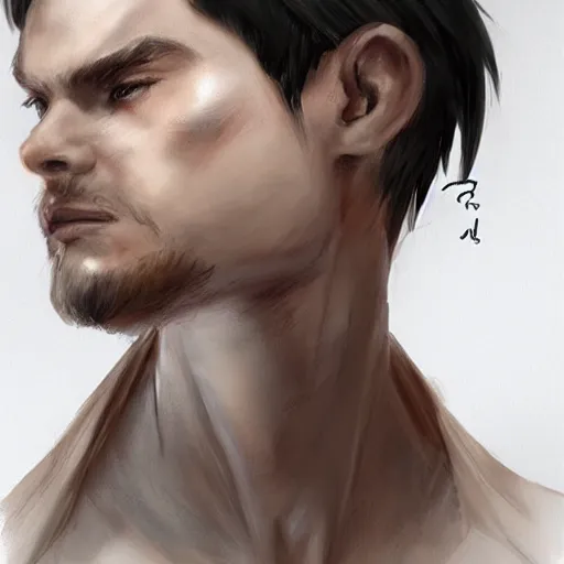 Image similar to human, male, portrait, stanley lau and artgerm