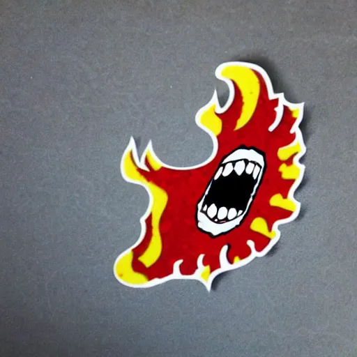 Image similar to die cut sticker, gatling attack by luffy, splatter paint