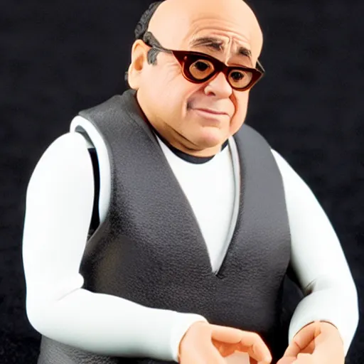 Prompt: Danny Devito action-figure