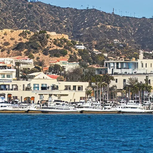 Image similar to Los Angeles villa viewed from the port of Marseilles