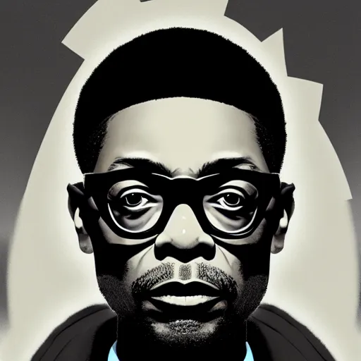 Prompt: Spike Lee as Malcolm X, ambient lighting, 4k, anime key visual, lois van baarle, ilya kuvshinov, rossdraws, artstation