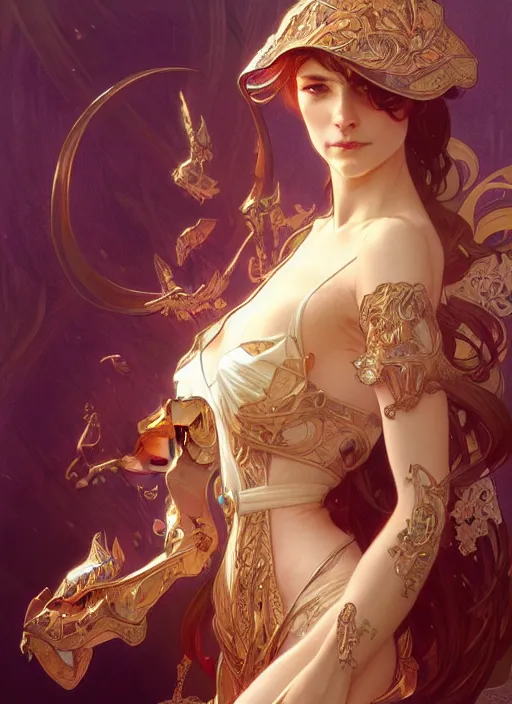 Image similar to cute anthropomorphic, fantasy, intricate, elegant, highly detailed, digital painting, artstation, concept art, wallpaper, smooth, sharp focus, illustration, art by artgerm and greg rutkowski and alphonse mucha