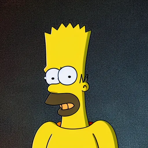 Image similar to the simpsons, full HD, cinematic lighting, award winning, anatomically correct