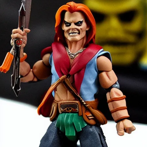 Image similar to Johnny Depp He-Man action figure