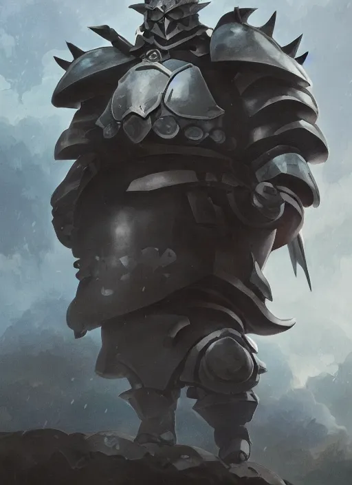 Prompt: A huge armored guy with big black sword and round shield , wearing black steel helmet with feather and have a Crow on his arm. Character portrait face made in Studio Ghibli artstyle ,highly detailed art, beautiful scene, sharp focus, smooth, 8k, anime art, fantasy, style in ghibli anime style, fantasy, island, forest, ghibli animal in 8k