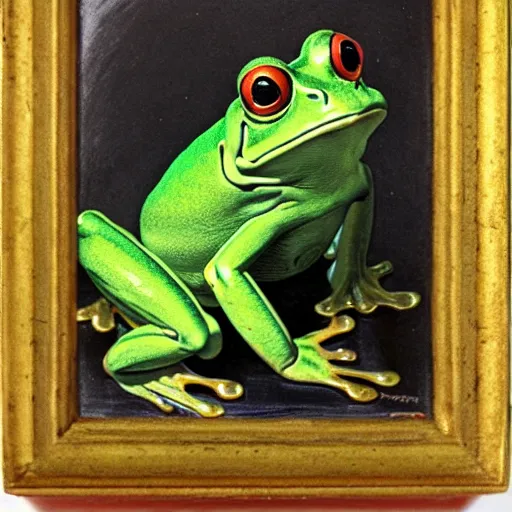 Image similar to jean - frog grenouille, an autoportrait