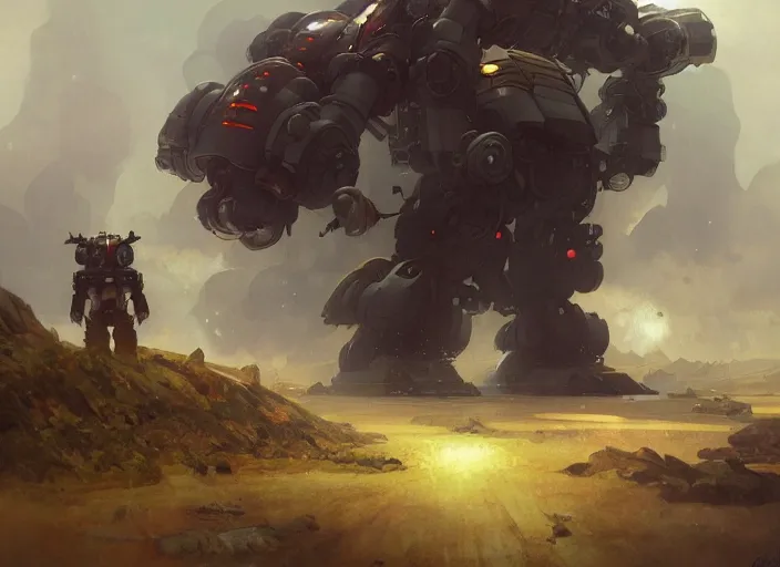 Image similar to a giant bear with a giant proton cannon in the back, a fusion between a bear and a mecha, elegant, technology, highly detailed, digital painting, artstation, concept art, smooth, sharp focus, illustration, art by krenz cushart and artem demura and alphonse mucha